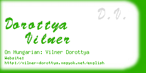 dorottya vilner business card